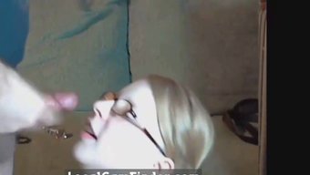 吸和射精:一个同性恋自制面部操