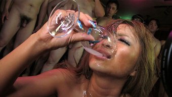Japanese Slut, Kurea Muto, Gets Her Tits Pounded In Wild Night Of Fucking