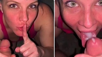 我们在邻居们看着的院子里做爱